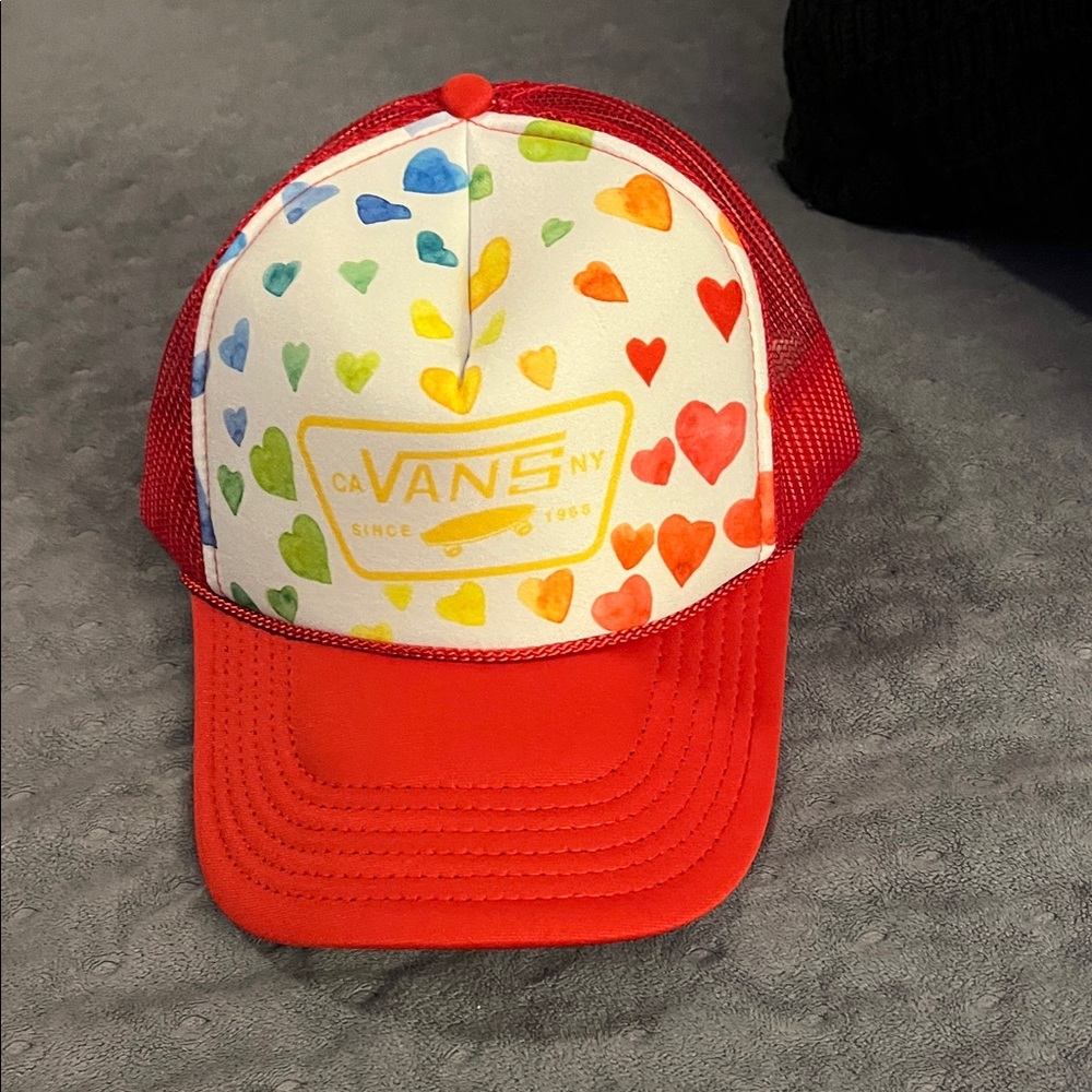 Vans Multicolor Heart Trucker Hat